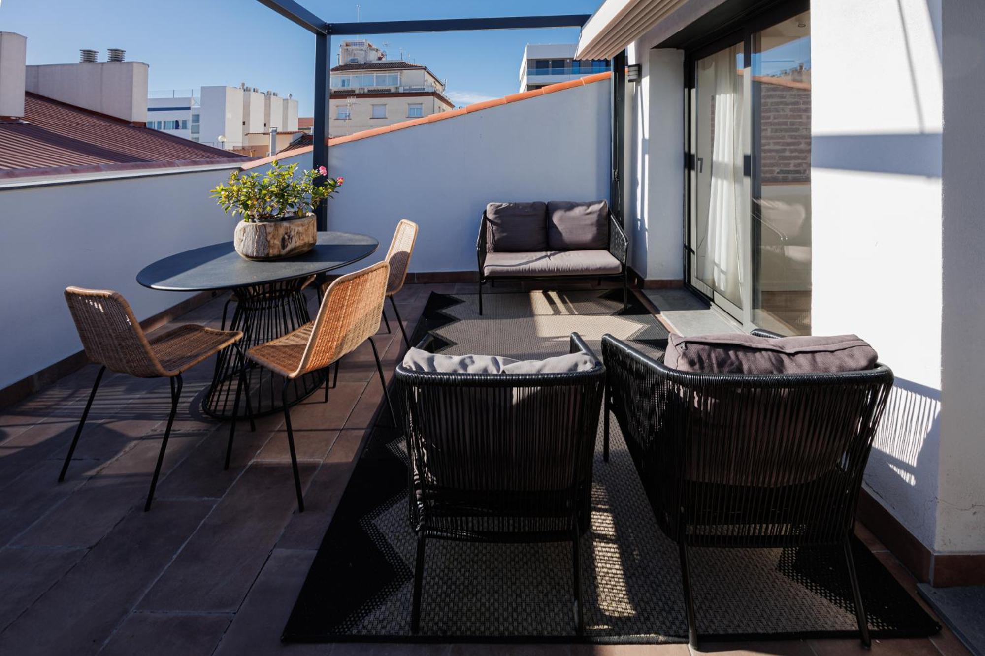Atico Duplex Playa Area Barcelona Con Spa Exterior Montgat Kültér fotó